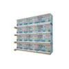 Batteries De 12 Cages 58x30x36 - New Canariz 2 Batteries De 12 Cages 58x30x36 - New Canariz -Deli Nature Soldes batteries de 12 cages 58x30x36 new canariz 2800 new canariz cage en metal de couleur blanche livree avec un systeme de rouleaux