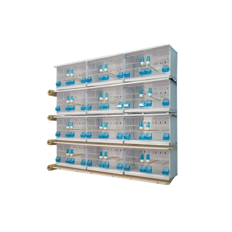 Batteries De 12 Cages 58x30x36 - New Canariz 3 Batteries De 12 Cages 58x30x36 - New Canariz