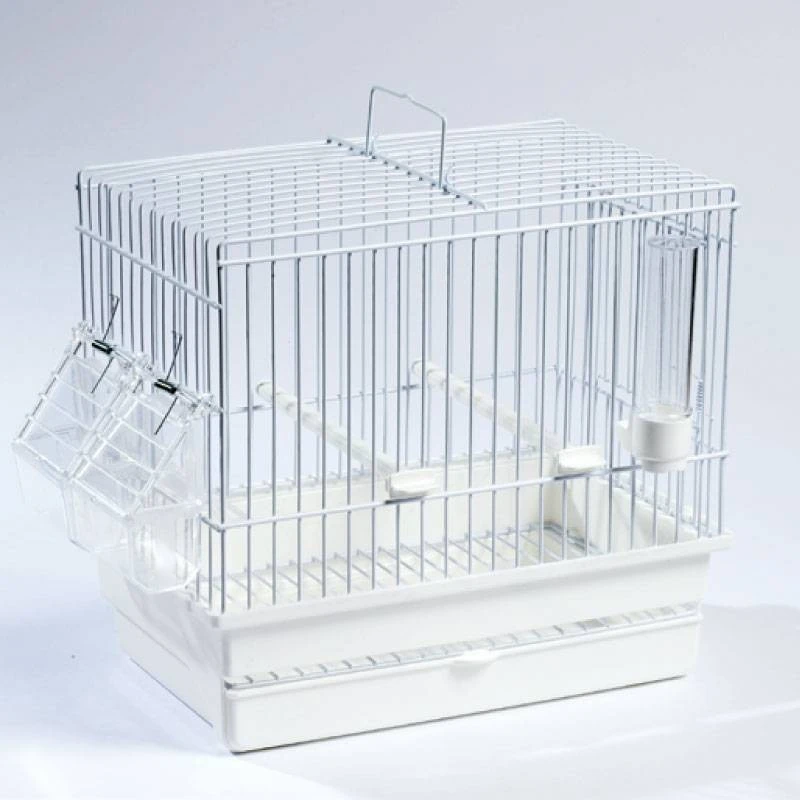 Cage Cardellina Blanche Avec Tiroir Et Grille De Fond 27,5 X 17 X 24,5cm - S.T.A. Soluzioni 3 Cage Cardellina Blanche Avec Tiroir Et Grille De Fond 27,5 X 17 X 24,5cm - S.T.A. Soluzioni – Image 2