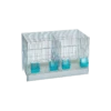 Cage Cova Avec Tiroir En Plastique Et 2 Compartiments 65x34x44cm 1 Cage Cova Avec Tiroir En Plastique Et 2 Compartiments 65x34x44cm -Deli Nature Soldes cage cova avec tiroir en plastique et 2 compartiments 65x34x44cm 111017002 domus molinari cette cage ideale pour la reproduction