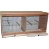 Cage D'élevage En Bois 2 Compartiments 80x30x40cm -Deli Nature Soldes cage delevage en bois 2 compartiments 80x30x40cm 14730 kinlys cage delevage en bois 2 compartiments dimensions 80 x 30 x 40 cm