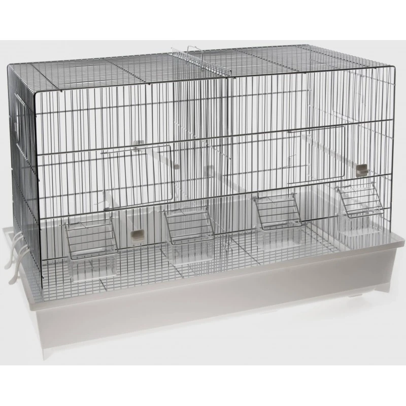 Cage Domus Molinari Chromée 65x34x43cm 3 Cage Domus Molinari Chromée 65x34x43cm