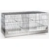 Cage Domus Molinari Métal 2 Compartiments 120x40x45cm 1 Cage Domus Molinari Métal 2 Compartiments 120x40x45cm -Deli Nature Soldes cage domus molinari metal 2 compartiments 120x40x45cm 1560075 domus molinari cage delevage entierement en acier galvanisee de 12