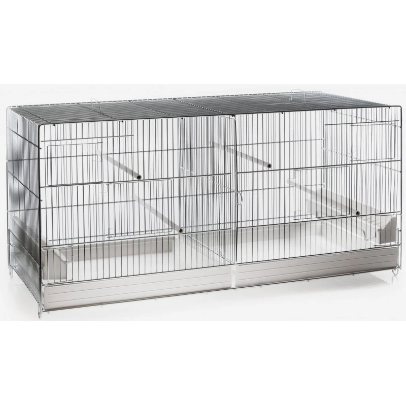 Cage Domus Molinari Métal 2 Compartiments 120x40x45cm 3 Cage Domus Molinari Métal 2 Compartiments 120x40x45cm