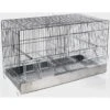 Cage Domus Molinari Métal 2 Compartiments 55x27x35cm -Deli Nature Soldes cage domus molinari metal 2 compartiments 55x27x35cm 1560056 domus molinari cette cage ideale pour la reproduction des oiseaux e