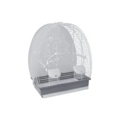 Cage Oiseaux 41,5x25,5x48cm Avec Dessin