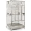 Cage Perroquet En INOX Arkansas I - Montana -Deli Nature Soldes cage perroquet en inox arkansas i montana arki inox wagner cage perroquet 100 x 100 x 200 cm