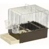 Cage Pour Oiseaux De Chant 24,5x16x20,5cm -Deli Nature Soldes cage pour oiseaux de chant 245x16x205cm 14760 2g r cage pour oiseaux de chant avec 2 perchoirs 2 mangeoires et un tiroir couliss