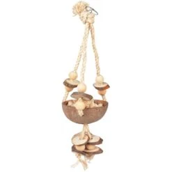 Coconut Jungle Balançoire Avec Sisal & Blocs En Bois Brun 46x15x13cm - Duvo+