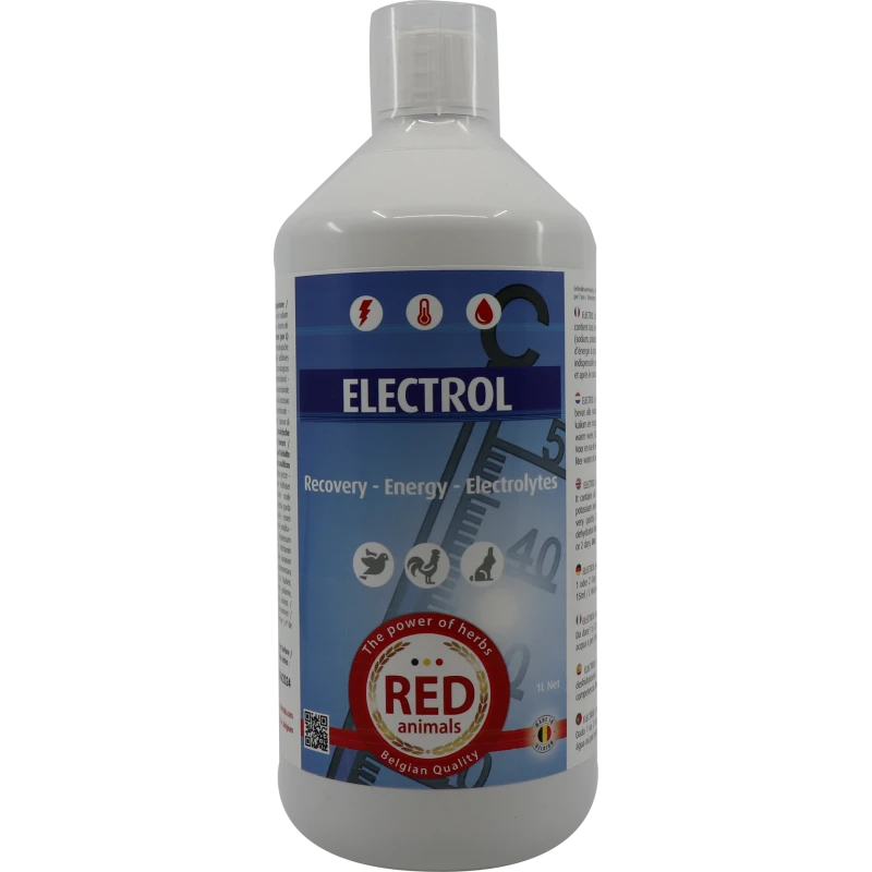 Electrol, Electrolyte - Dextrose + Sels Minéraux 1L - Red Animals 3 Electrol, Electrolyte - Dextrose + Sels Minéraux 1L - Red Animals
