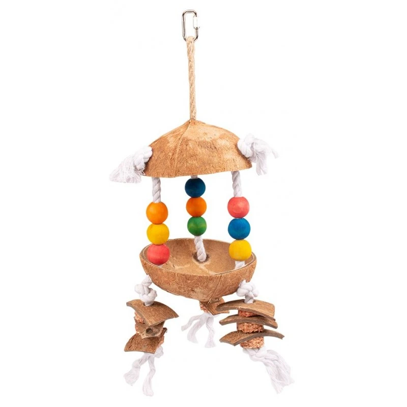 Jouet Coloré Avec Coco Et Cubes Sur Corde 15x15x29cm - Duvo+