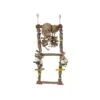 Jouet Perche En Bois Double Avec échelle De Noix De Coco -Deli Nature Soldes jouet perche en bois double avec echelle de noix de coco 14010 kinlys dimensions 36 x 1 x 80 cm