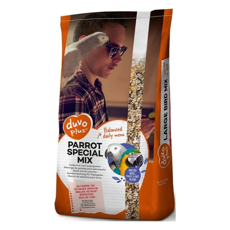 Perroquet Spécial Mix 12,5kg - Duvo+ 2 Perroquet Spécial Mix 12,5kg - Duvo+