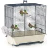 Primo 30 Argent 42x25x41,5cm - Savic -Deli Nature Soldes primo 30 argent 42x25x415cm savic 112102020 grizo le primo 30 est une cage a oiseaux pour canaris et oiseaux exotiques la cage e