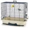 Primo 40 Argent 46x32x48cm - Savic -Deli Nature Soldes primo 40 argent 46x32x48cm savic 112114130 grizo le primo 40 est une cage a oiseaux pour canaris et oiseaux exotiques la cage es