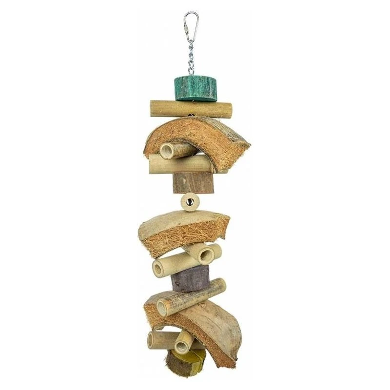 Tranches De Noix De Coco 44x17cm - Back Zoo Nature 3 Tranches De Noix De Coco 44x17cm - Back Zoo Nature