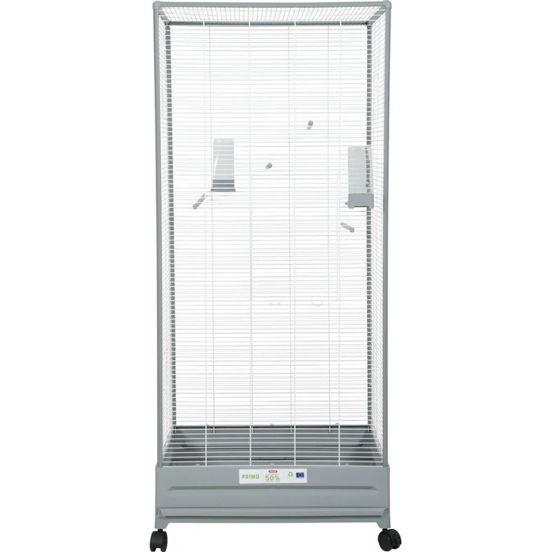 Volière Primo Camelia Blanc/Gris - Zolux 4 Volière Primo Camelia Blanc/Gris - Zolux – Image 2